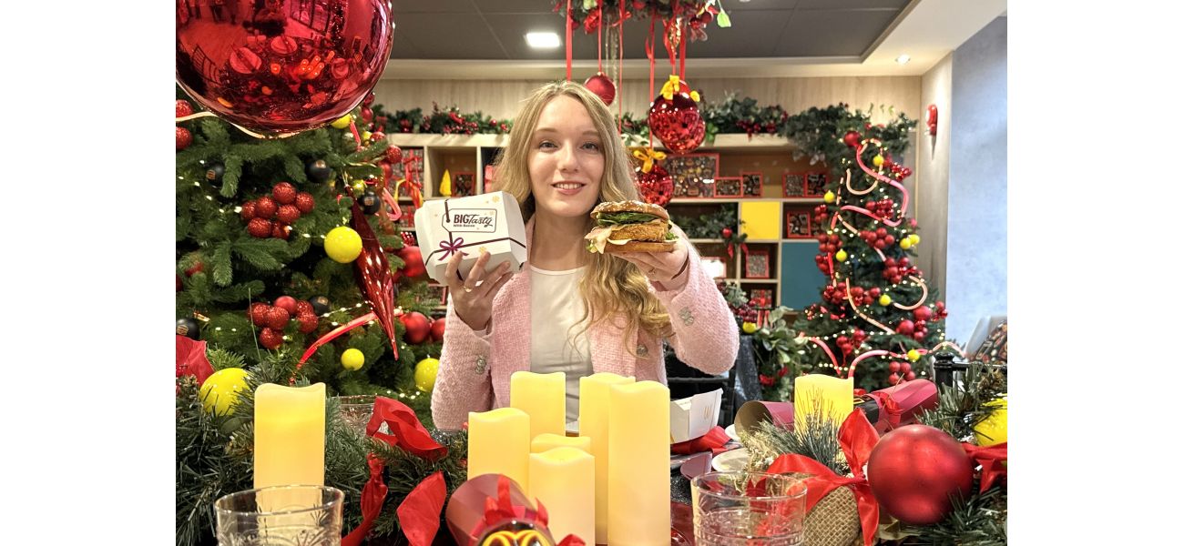 McDonald's has a new Christmas menu with an incredible burger.