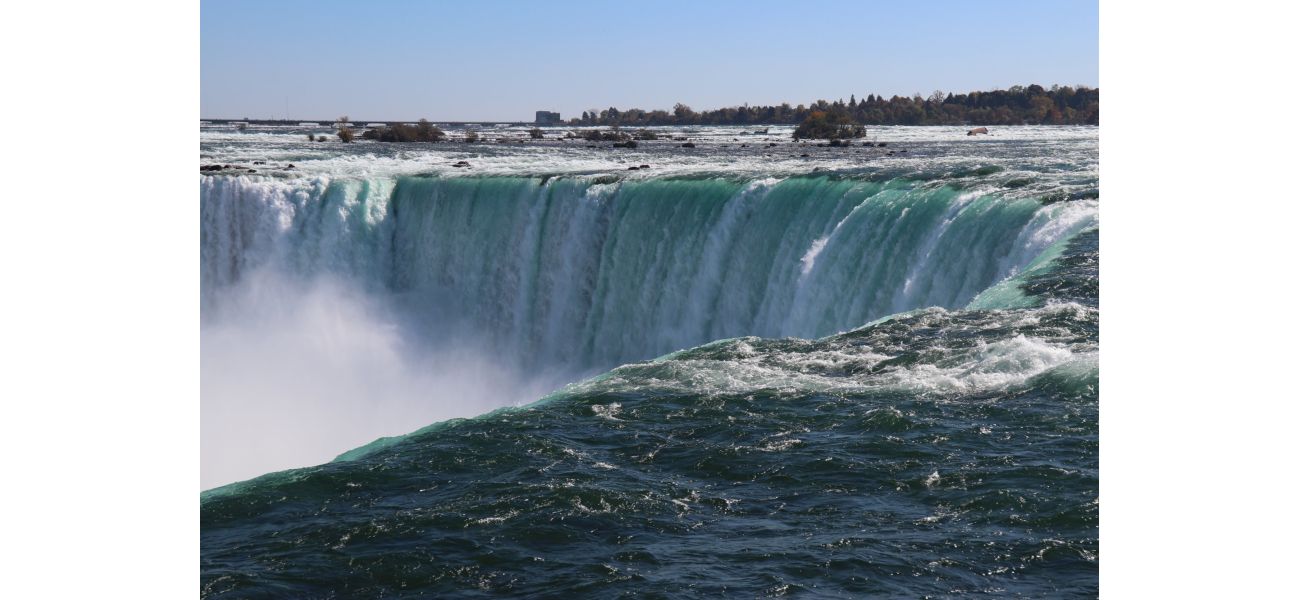 A second woman jumps into Niagara Falls river following a mother and two children's jump.