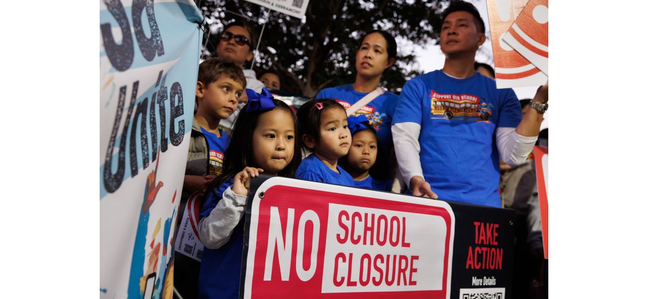 San Jose parents protest school closures in Berryessa.