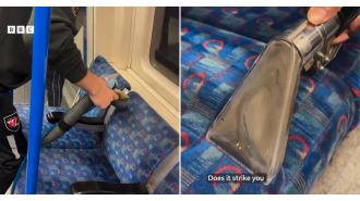 Cleaner exposes shocking truth about London Underground seat conditions.