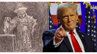 An old book has led to theories about Trump being a time traveler.