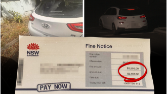 A driver is upset after their stolen license plates accumulate high fines and demerits.