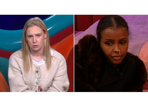 Housemate warned for making racist joke in Big Brother house.