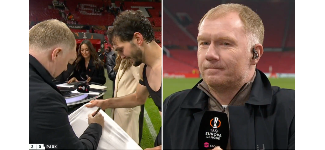 Scholes shares heartwarming story of PAOK player asking for autograph.