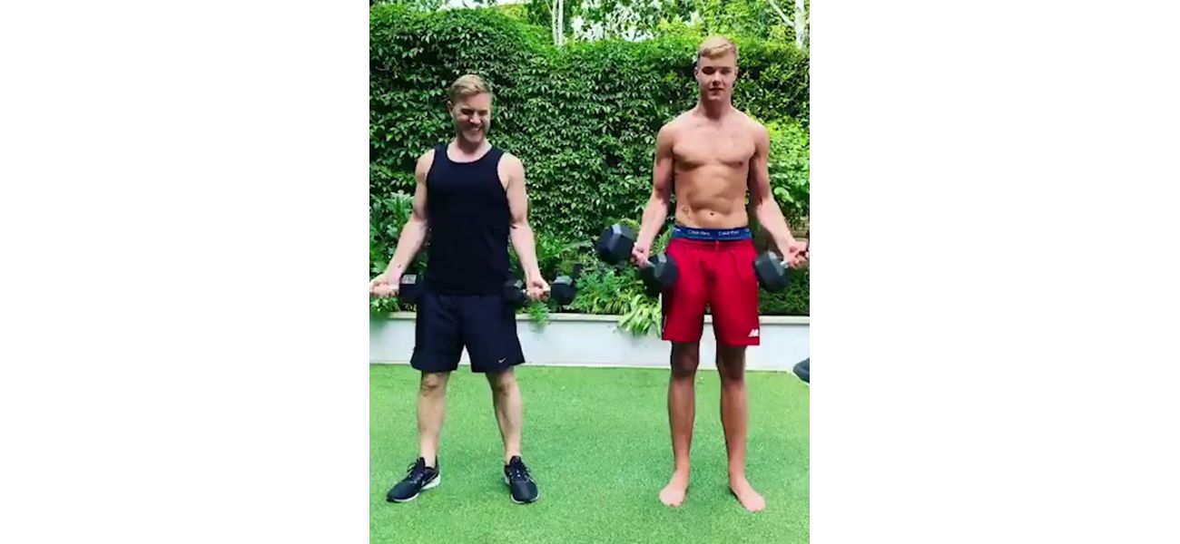 Gary Barlow makes a joke about his son's height in a past video and people on the internet are amazed by the contrast.