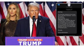 Racist texts urge black people to identify as slaves following US election.