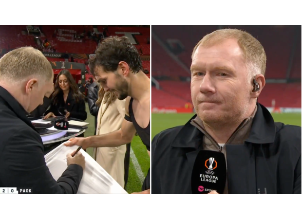 Scholes shares heartwarming story of PAOK player asking for autograph.