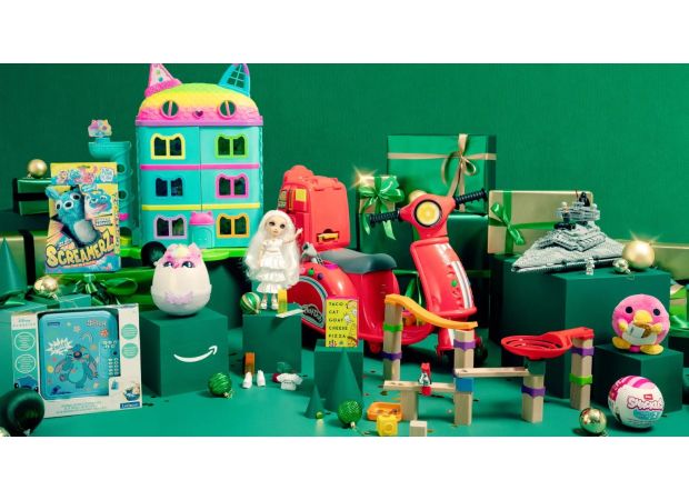 Amazon has a wide selection of top toys for 2024, including discounted brands like LEGO, Hasbro, and SpinMaster.