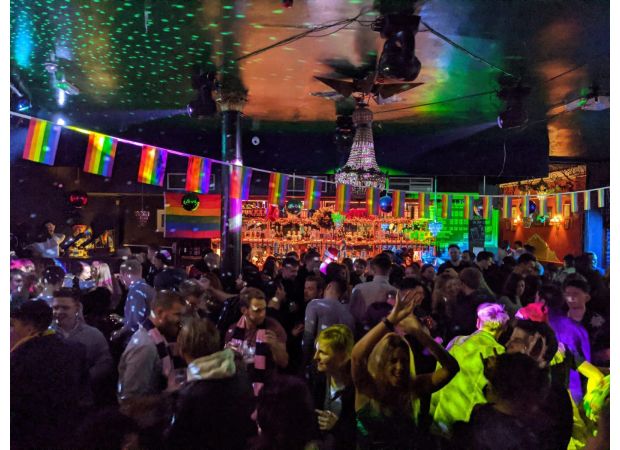 Famous club in London shuts down, squatters move in.