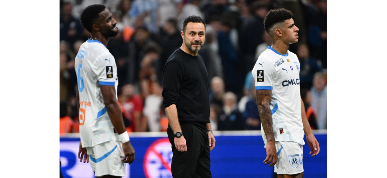 Sassuolo coach Roberto De Zerbi is angry and considering leaving after his team's loss to Marseille.