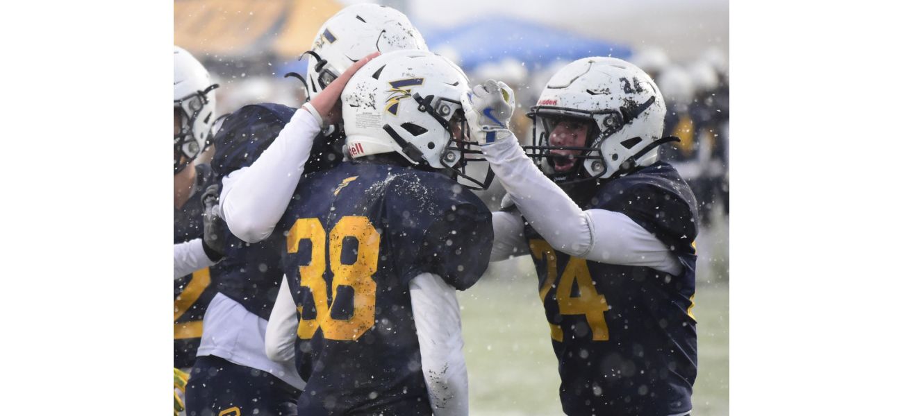 Frederick dominates in snowy 1st-round win.