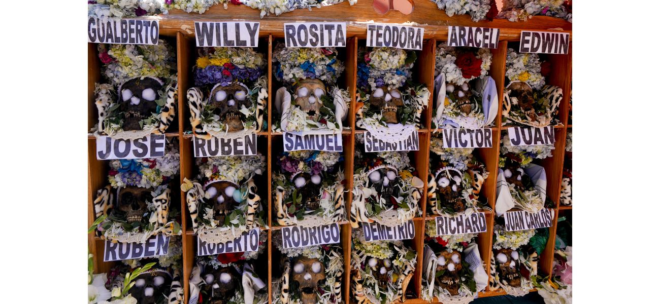 In Bolivia's yearly festival, locals carry decorated human skulls and make requests for favors.