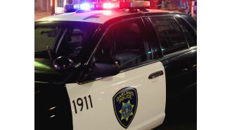 Police interviewing woman about missing daughter, she texts mom for help.
