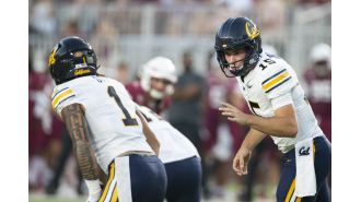 Cal defeats Wake Forest in a close game, securing their first win in the ACC with a final score of 46-36.