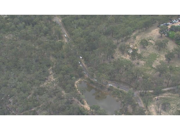 Adolescent boy discovered deceased in wooded area near street.