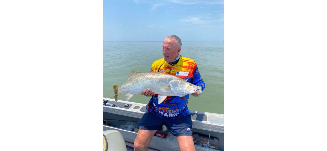 Famous cricketer Ian Botham saved from waters infested with crocodiles.