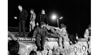 On November 9, the Berlin Wall was demolished after standing for 28 years.