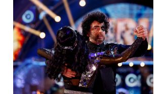 Chris McCausland is in danger of losing the Glitterball trophy.