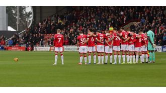 Wrexham player James McClean did not join his teammates for a Remembrance silence.