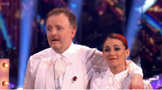 Comedian Chris McCausland shares personal journey with blindness through moving performance on Strictly.