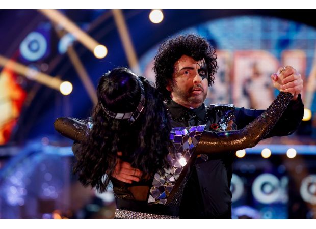 Chris McCausland is in danger of losing the Glitterball trophy.