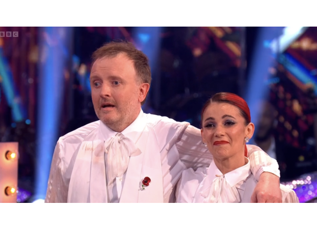 Comedian Chris McCausland shares personal journey with blindness through moving performance on Strictly.