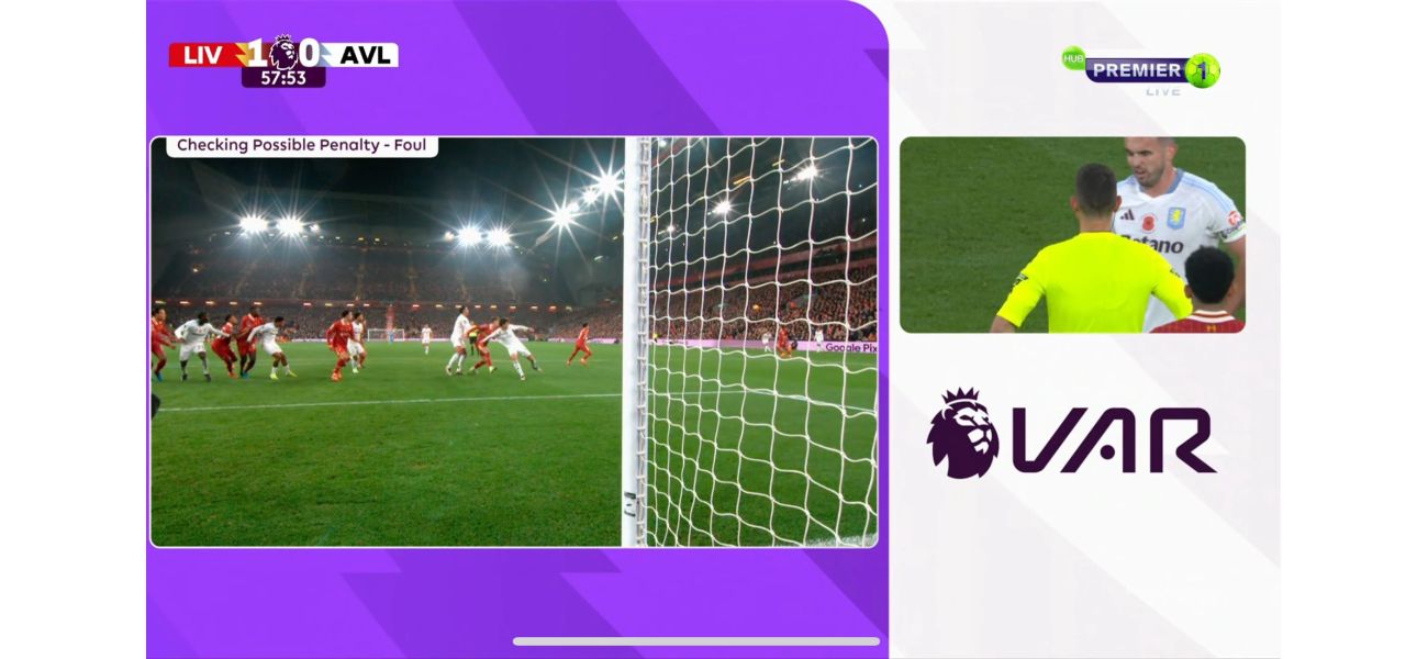 Michael Owen was shocked at the VAR error in the Liverpool vs Aston Villa game.