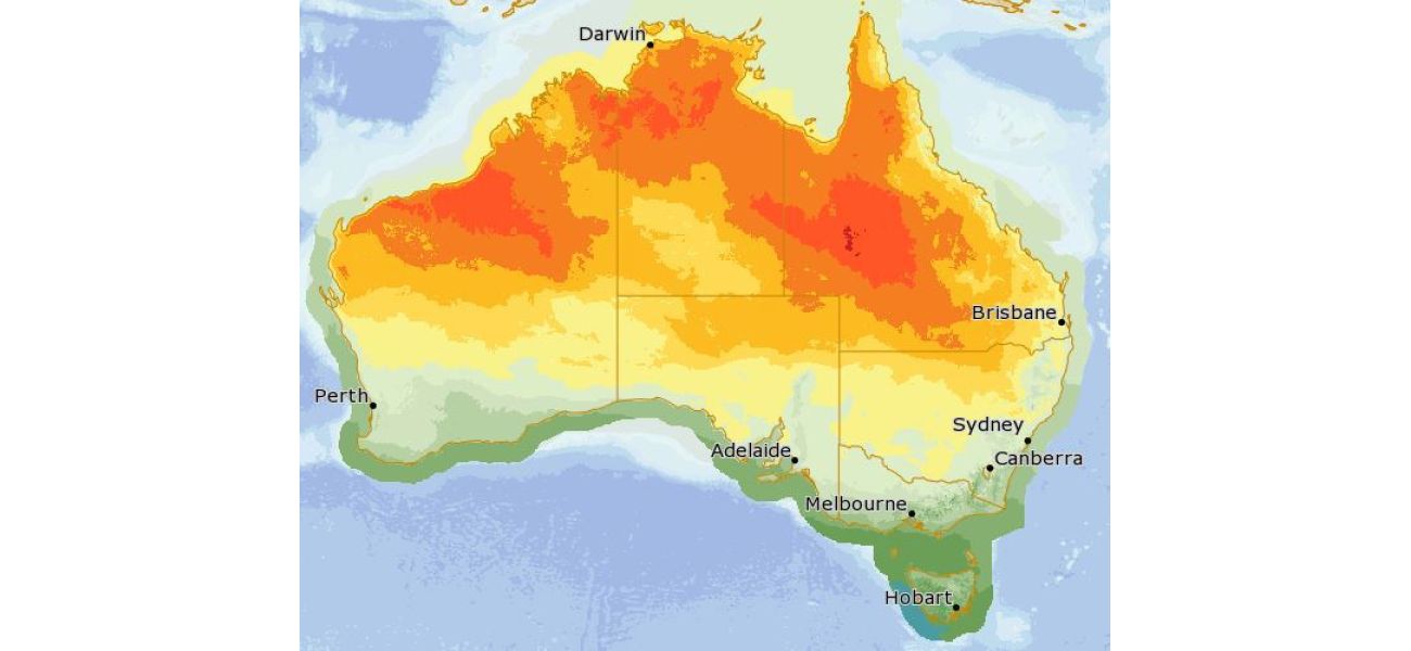 Australia is experiencing both very high temperatures and heavy snowfall, causing extreme weather conditions.
