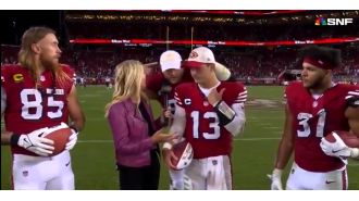 Nick Bosa, a popular NFL player, was penalized for sporting a Make America Great Again hat during a televised event.