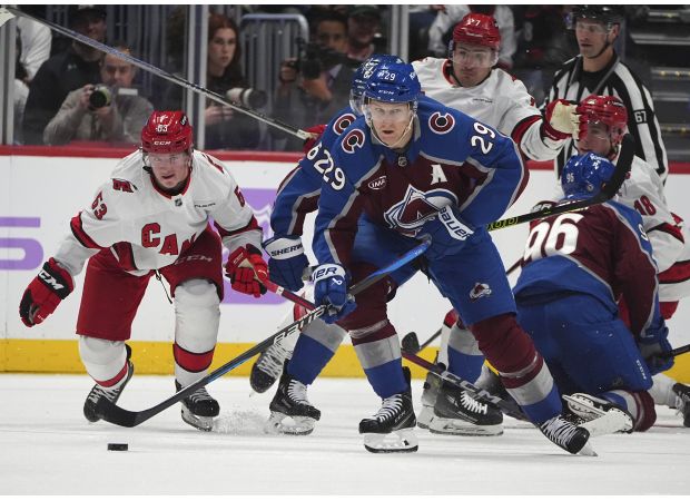 Avalanche's top players fuel impressive rally for win over Hurricanes.