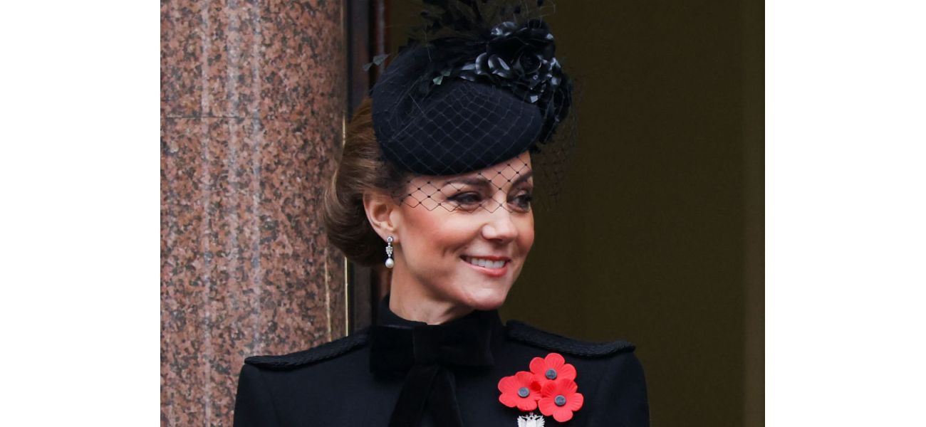 Kate Middleton's Remembrance Day outfit holds sentimental significance.