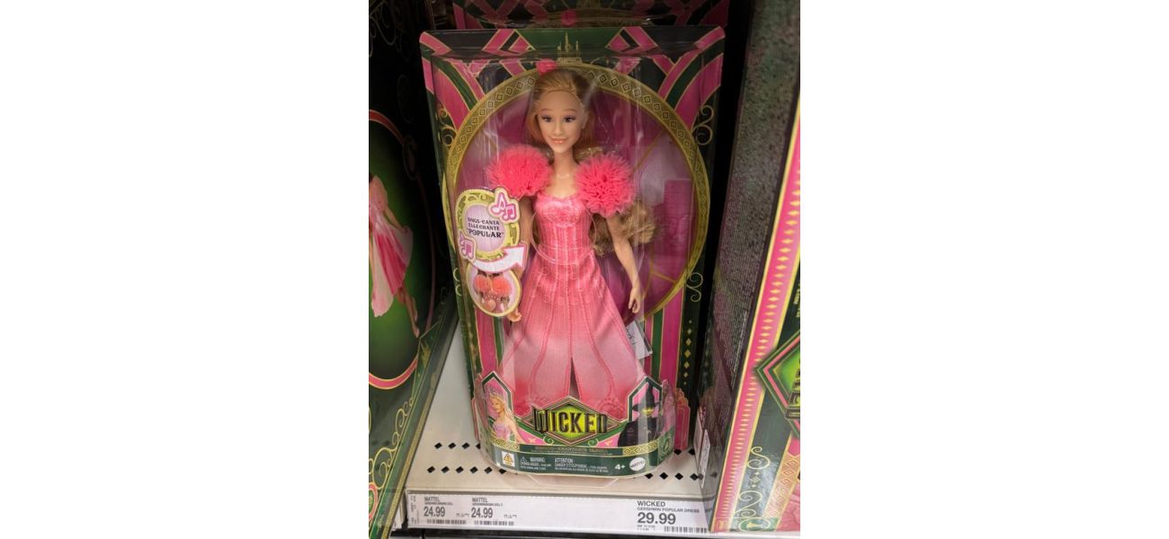 Inappropriate error found on packaging of Wicked doll.