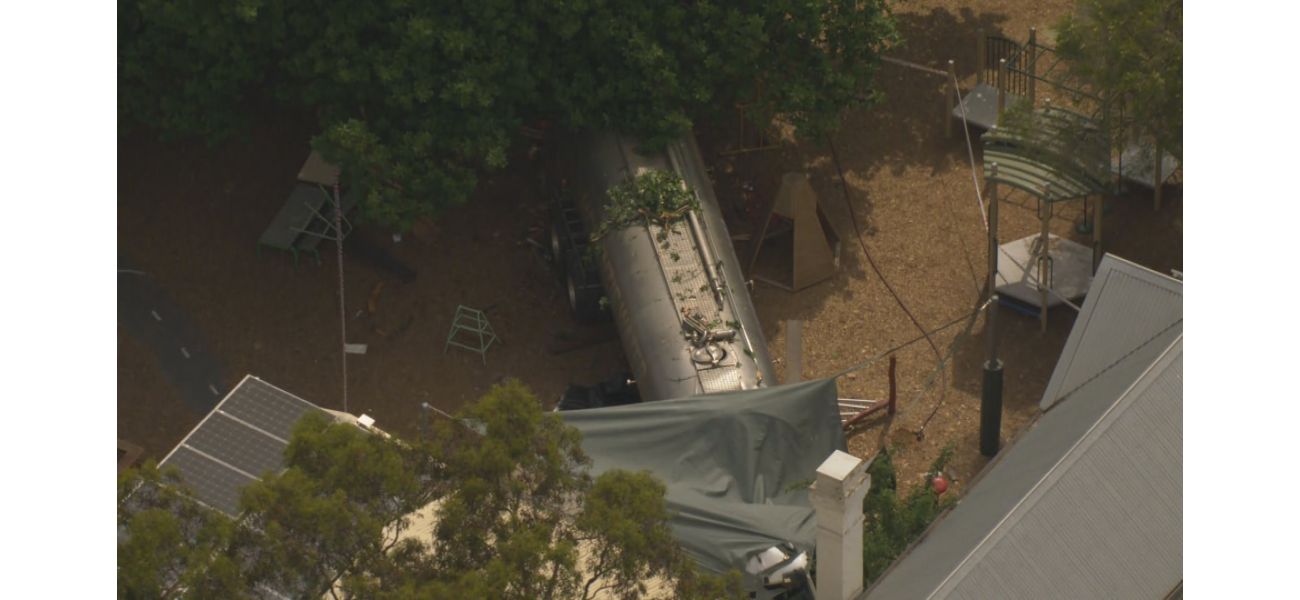 Fatal truck crash at Victorian kindergarten leaves one adult dead and a child wounded.