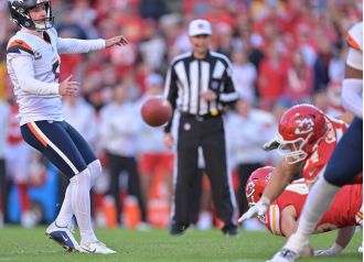 Broncos player Alex Forsyth admits needing to be stronger after Chiefs block potential game-winning field goal.