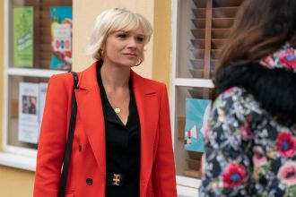A newcomer on EastEnders reveals first two victims of 'bombastic' Nicola Mitchell.