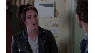 Central character from Corrie shocked as contentious family member is taken to medical facility.