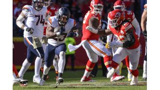 Estime makes the most of his opportunity against Chiefs as a Broncos rookie RB, proving to be a force to deal with.
