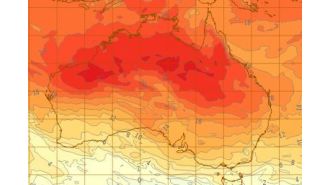 An Australian state has warned of both storms and a heatwave.