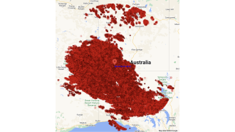 In the span of 24 hours, Australia was hit with over 1.1 million lightning strikes.