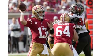 Kurtenbach suggests that the 49ers may not be showing their potential for the Super Bowl.