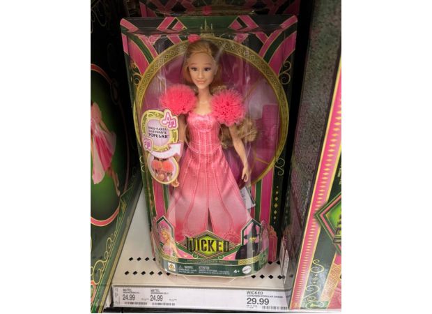 Inappropriate error found on packaging of Wicked doll.