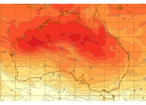 An Australian state has warned of both storms and a heatwave.