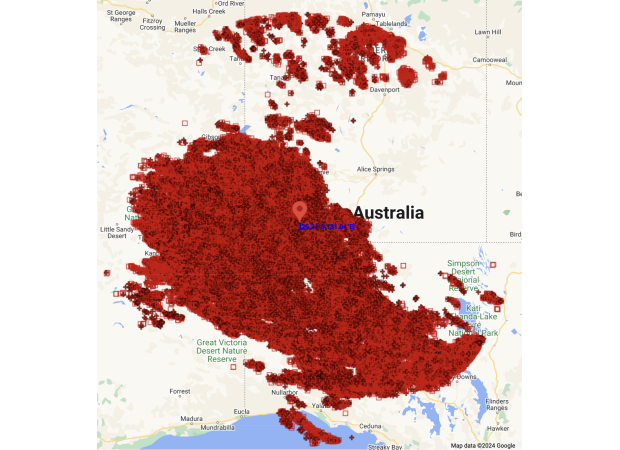 In the span of 24 hours, Australia was hit with over 1.1 million lightning strikes.