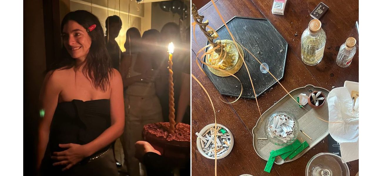 Lorde marks her 28th birthday with a table full of cannabis and alcohol.