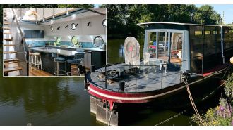 A London houseboat worth £1,000,000 is up for sale, and it's larger than many apartments.