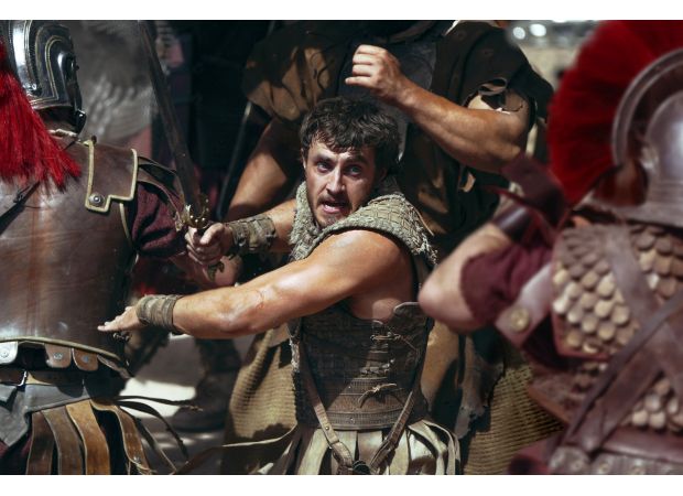 The sequel to Gladiator may not be a masterpiece, but it's still highly entertaining with over-the-top performances.