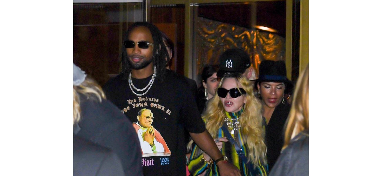 Madonna, 66, ends relationship with 28-year-old boyfriend due to age gap.