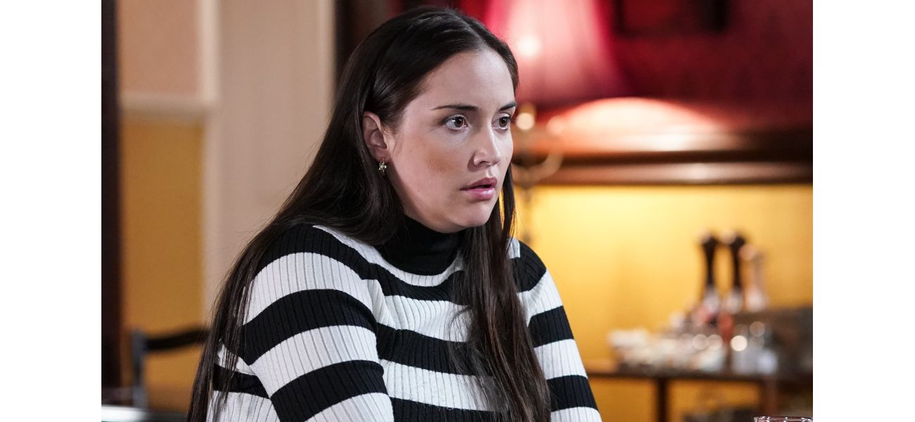A popular character on EastEnders finds out she's expecting a baby during a difficult situation.