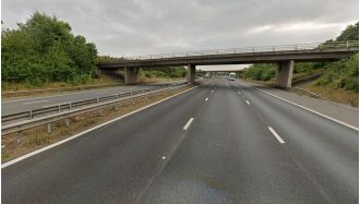 A 17-year-old girl died in Somerset on the M5 after being struck by a car.