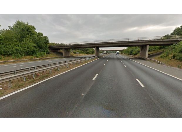 A 17-year-old girl died in Somerset on the M5 after being struck by a car.